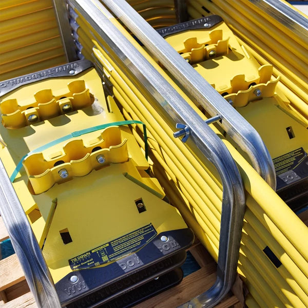 Tie Down 10 ft. Guardrail & Universal Clamp Bases (Kit)