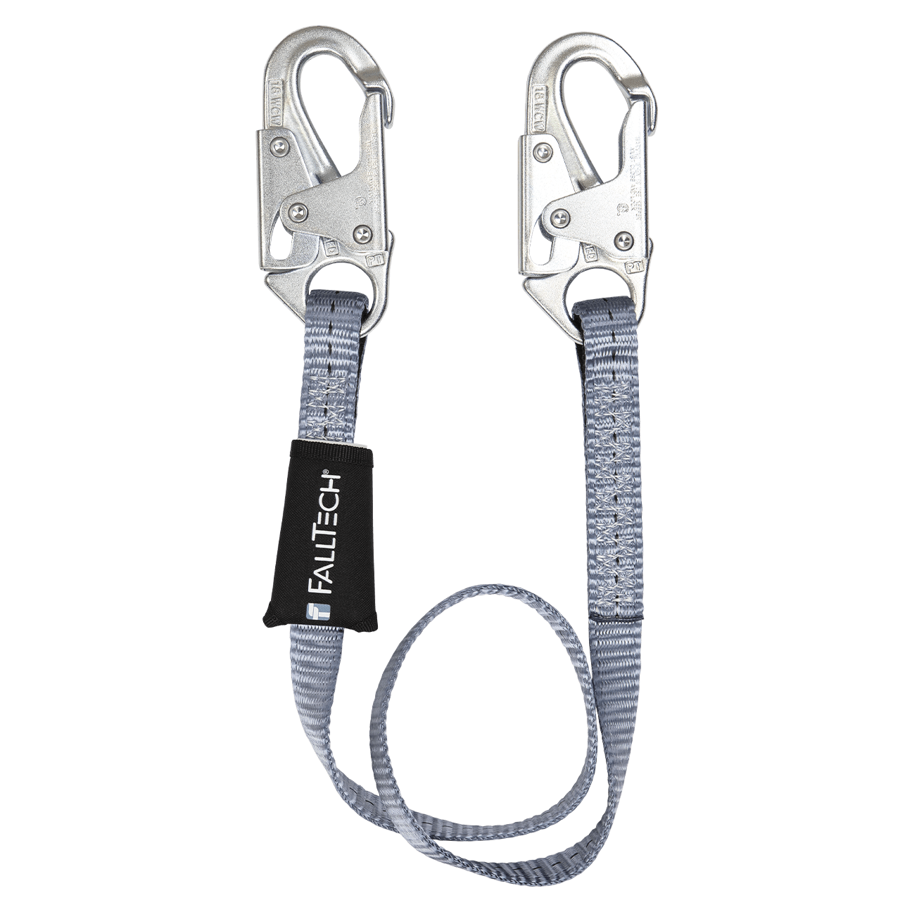 4' Web Restraint Lanyard, Fixed-length with Steel Snap Hooks