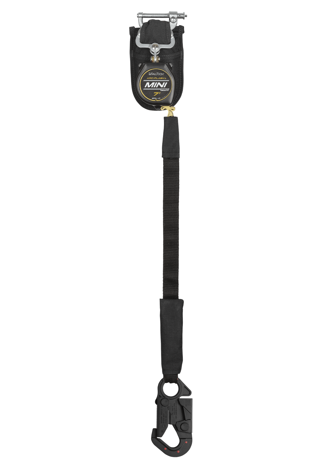 7' Arc Flash Mini Pro™ Class 1 Personal SRL-P, Single-leg with 9kV Dielectric Snap Hook