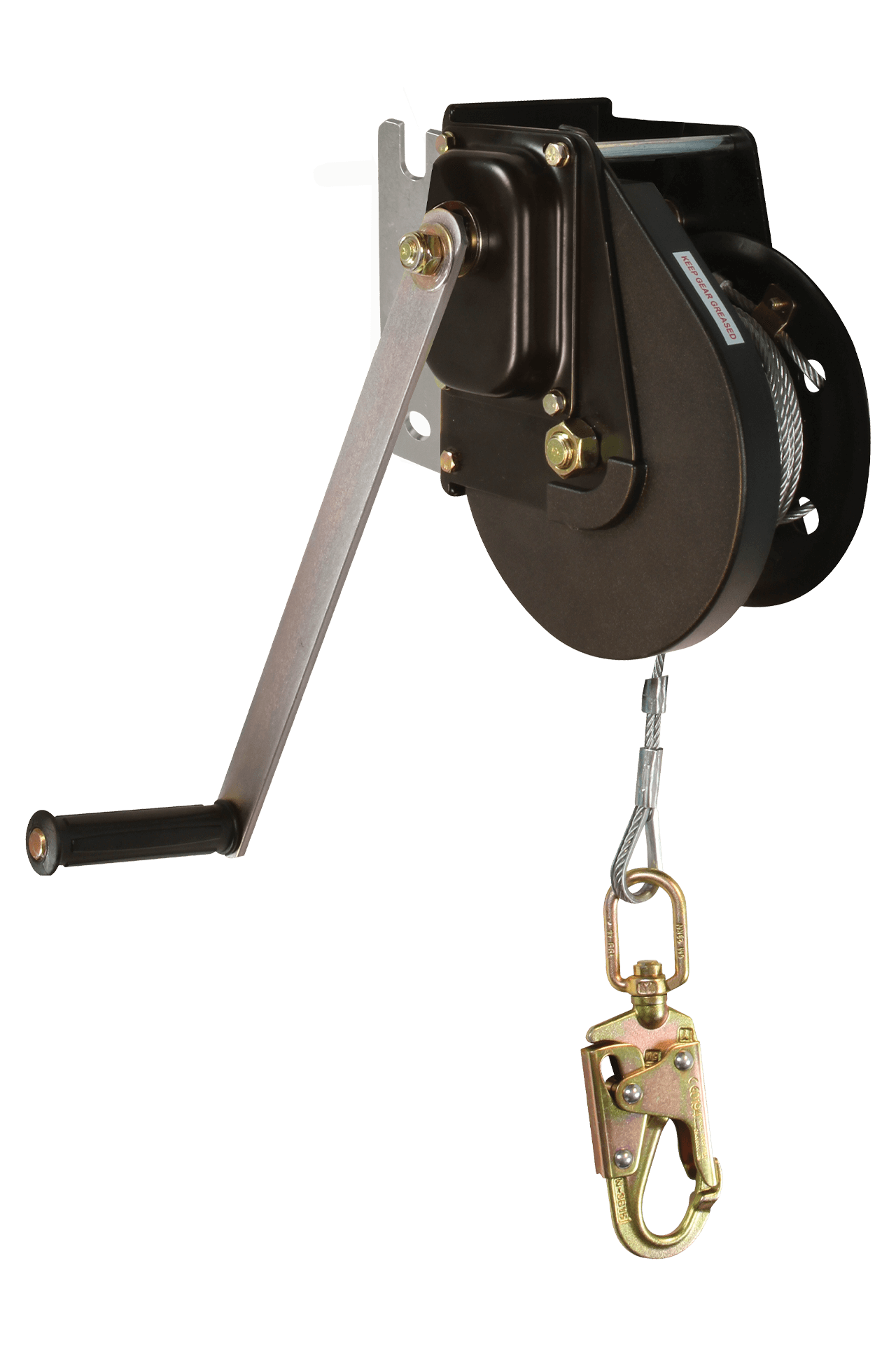FallTech® Materials Winch for Tripods and Davits with Galvanized Steel Cable