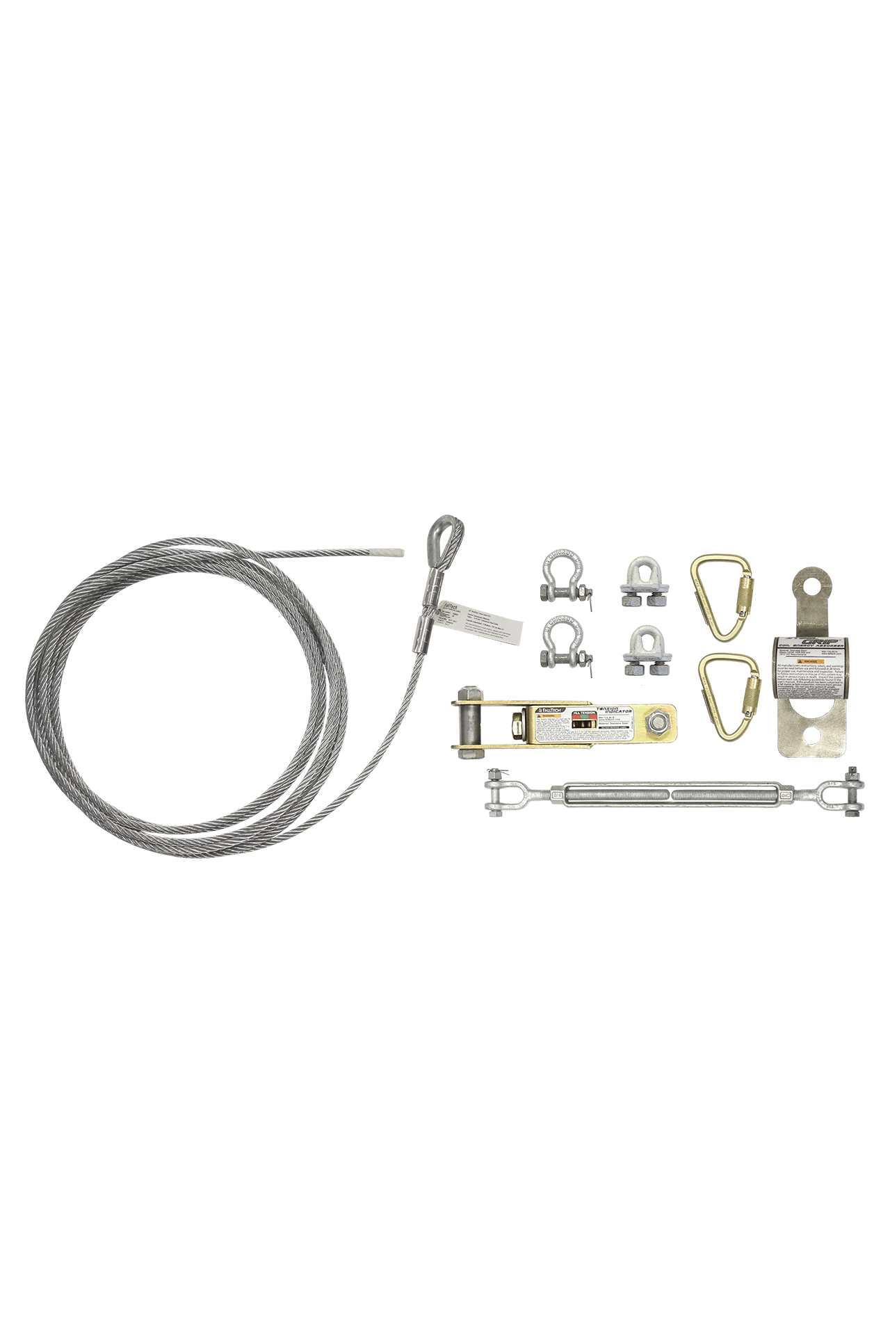 SteelGrip® Single-span Temporary Cable HLL Assembly without Anchors