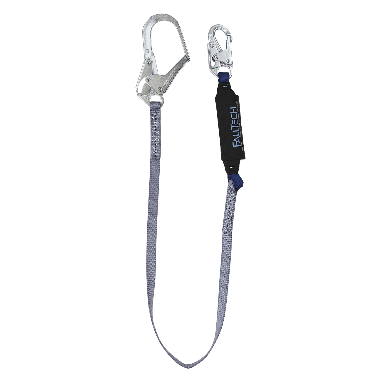 6' ViewPack® Energy Absorbing Lanyard, Single-leg with Steel Connectors
