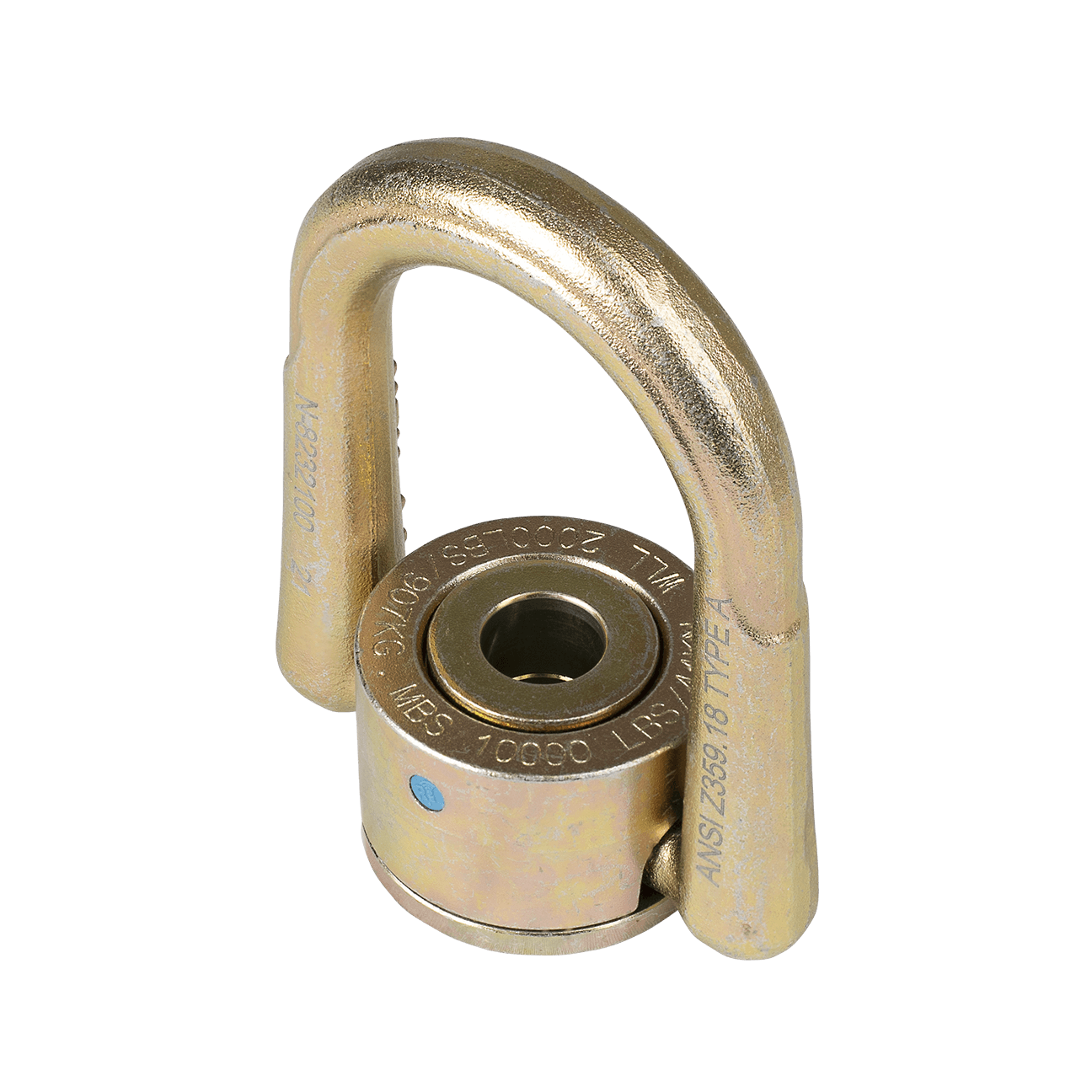 Rotating Bolt-on D-Ring Anchor, 10k