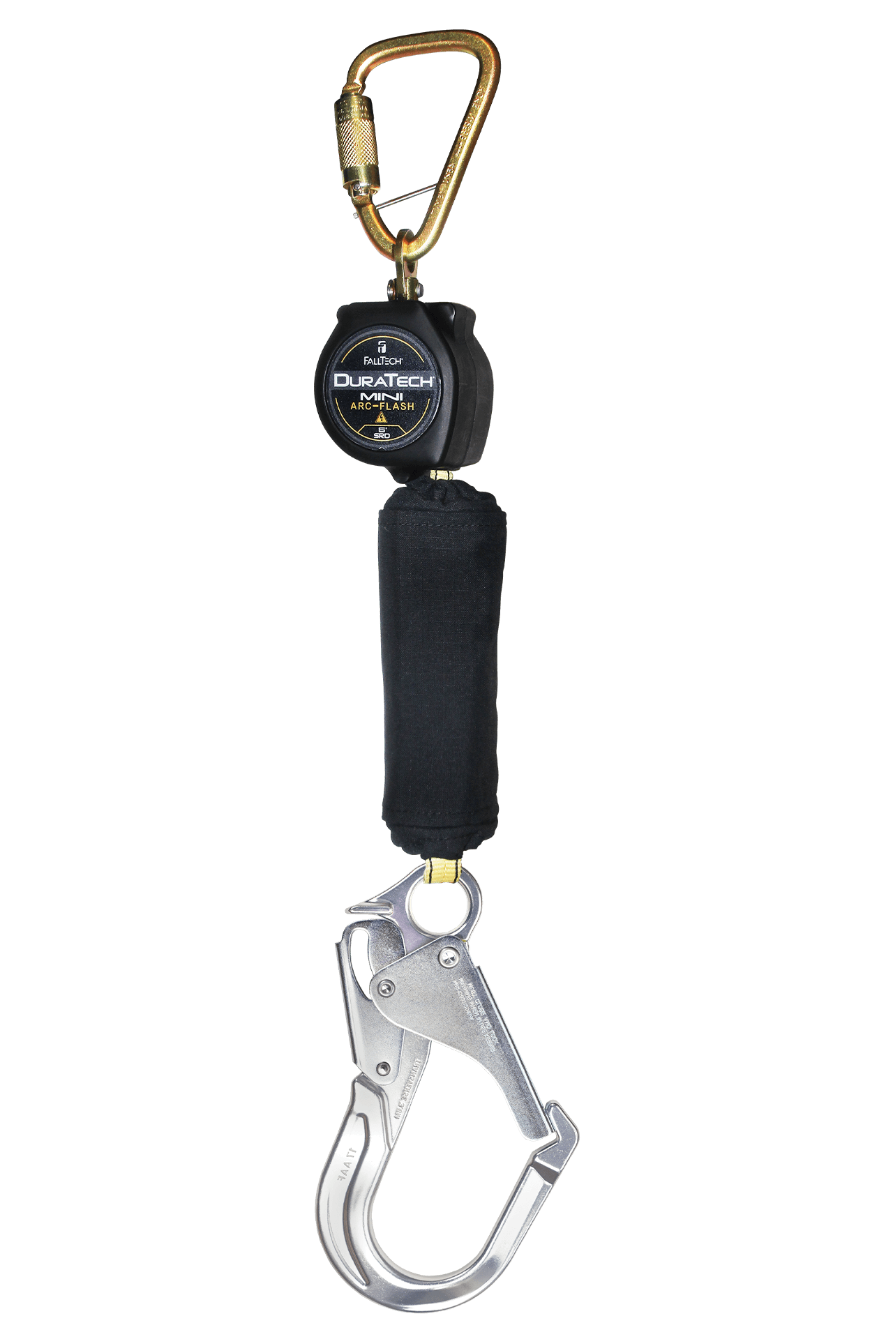 6' Arc Flash DuraTech® Mini Class 1 Personal SRL-P with Aluminum Rebar Hook, Includes Steel Dorsal Connecting Carabiner