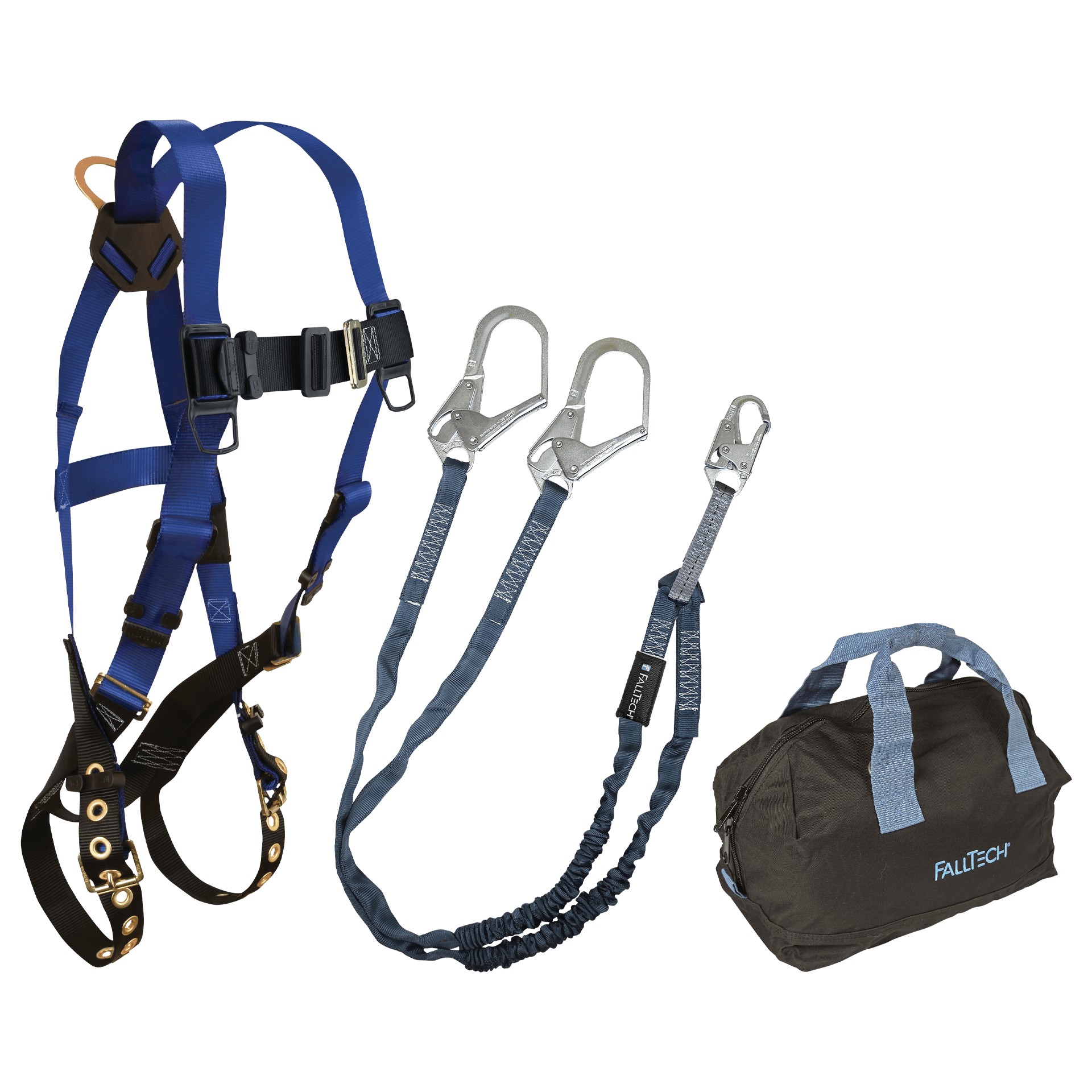 Harness and Lanyard 3-pc Kit Including Medium Storage Bag (7016, 8259Y3, 5006MP)