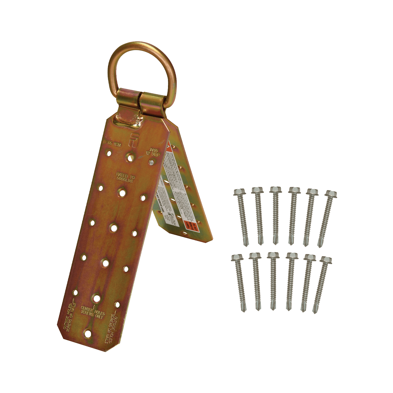 Hinged Reusable Anchor for Steel Deck and Metal Roofing