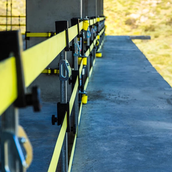 30 ft. WebRail Kit - Portable Fall Arrest & Tensioned Guardrail System