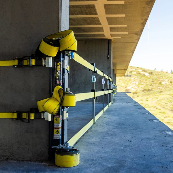 60 ft. WebRail Kit - Portable Fall Arrest & Tensioned Guardrail System