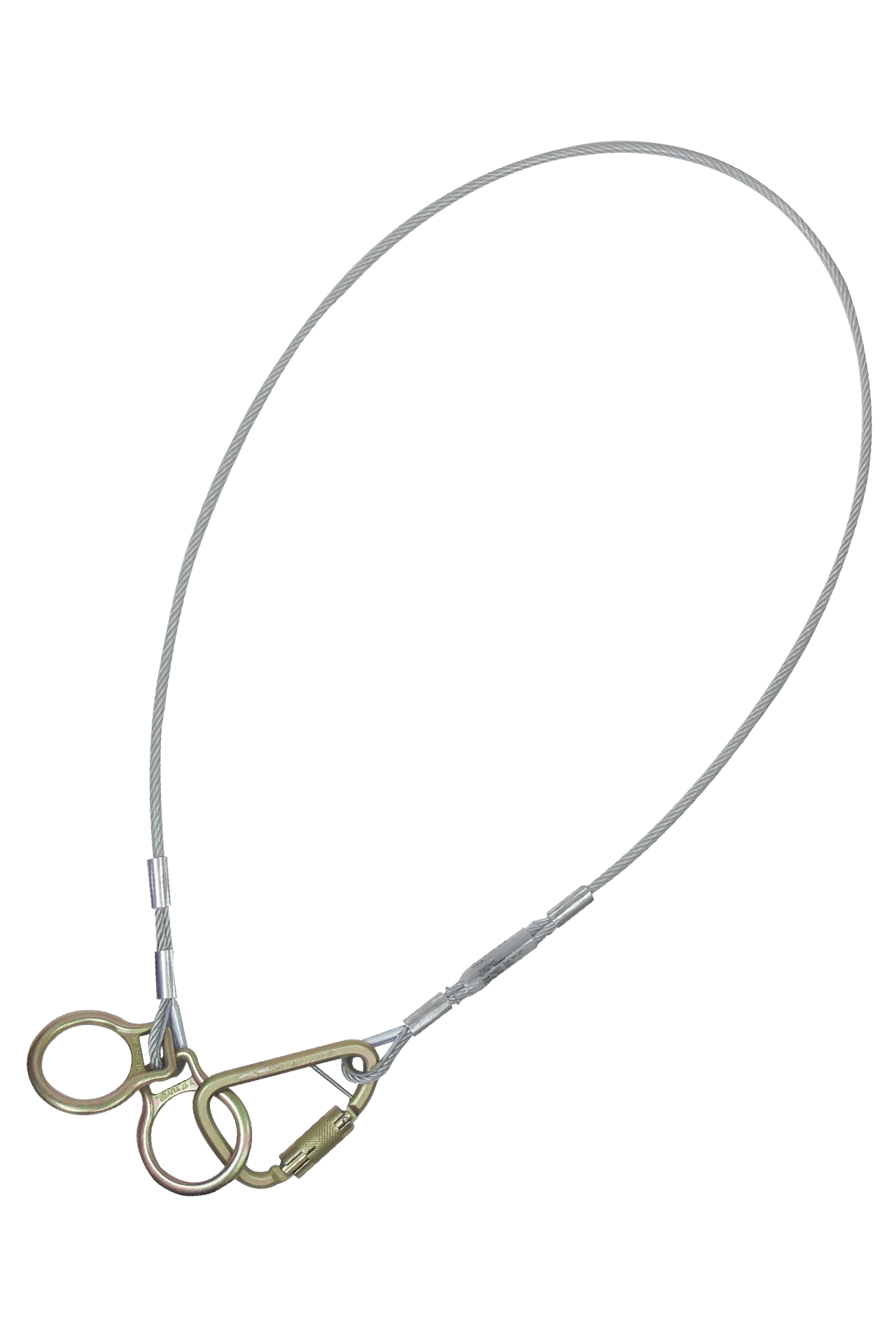 Cable Carabiner Sling Anchor with Galvanized Steel Cable