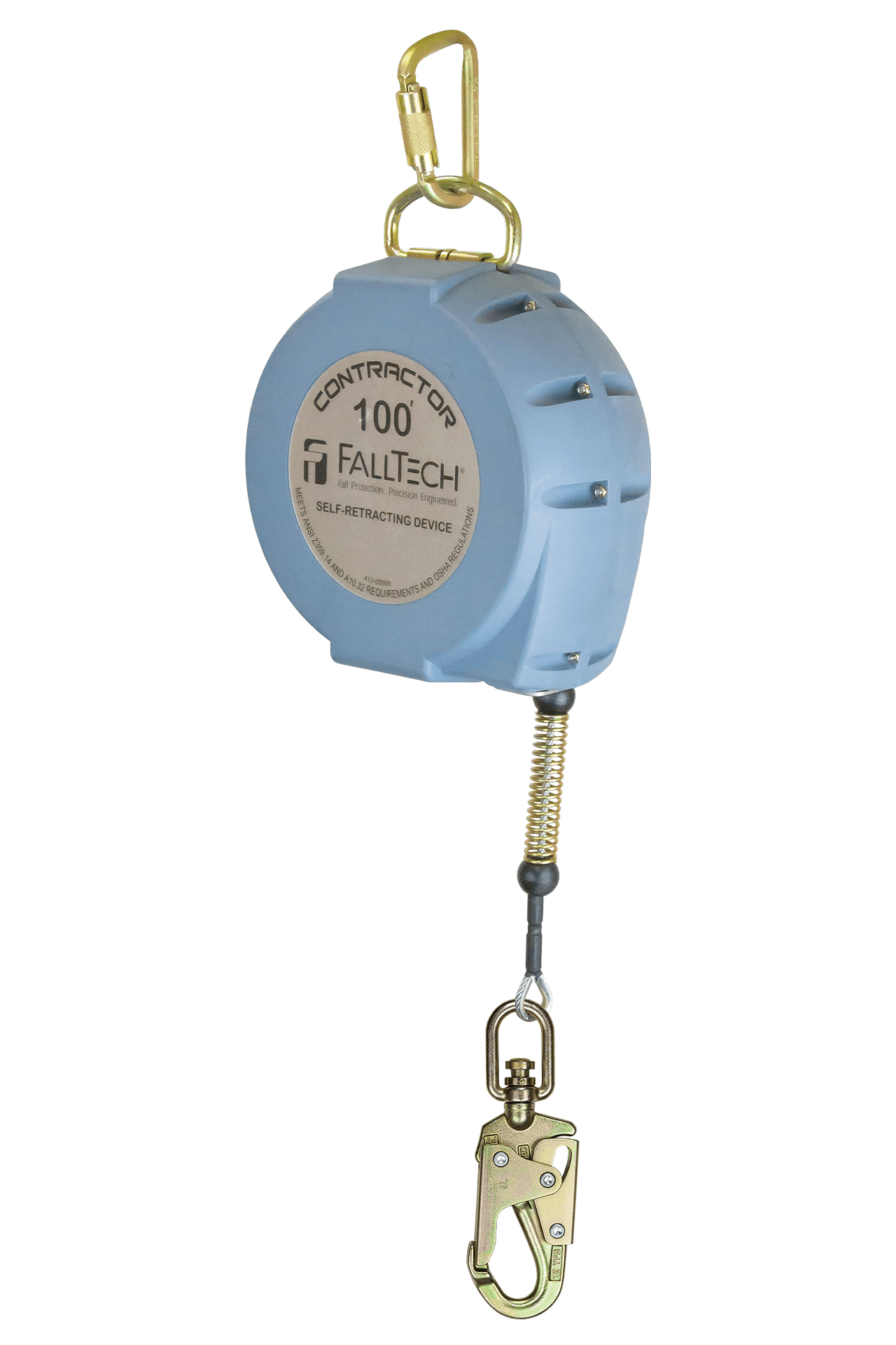 Contractor SRL with 100' Galvanized Cable and Anchorage Carabiner