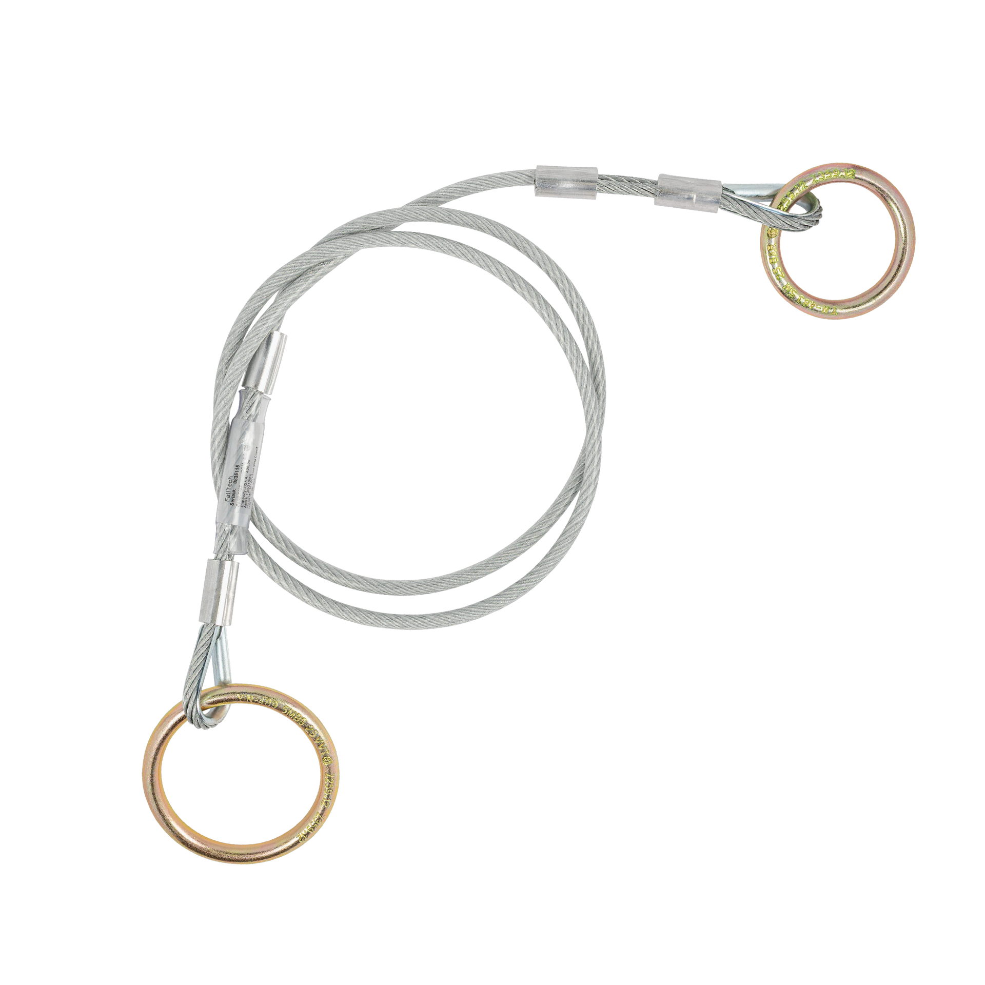 Cable Pass-through Sling Anchor with Vinyl Coated Galvanized Steel Cable - Image 2