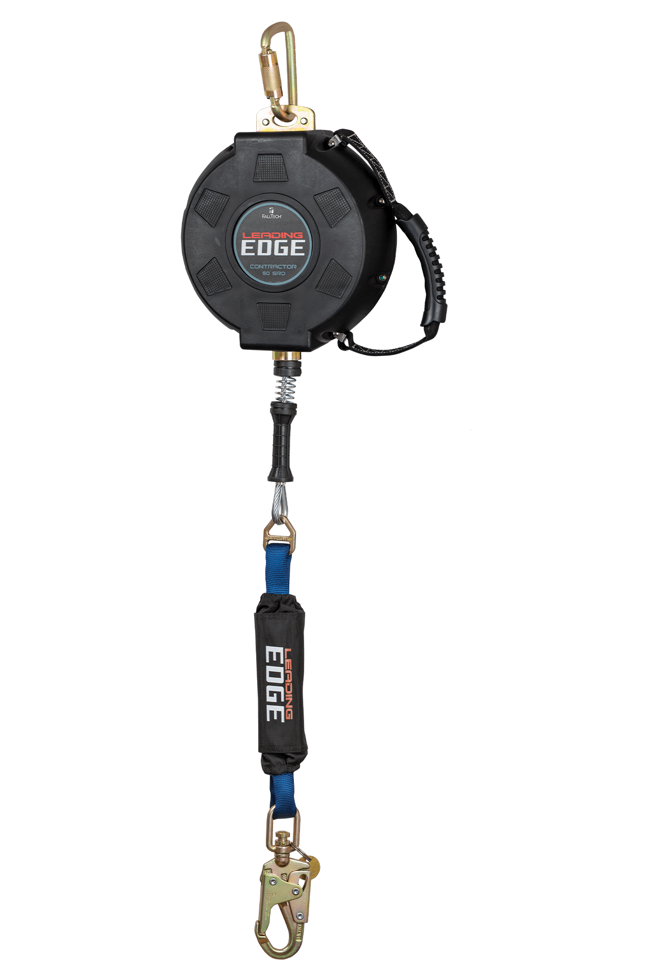 Contractor Leading Edge Class 2 SRL with 50' Galvanized Steel Cable and Anchorage Carabiner