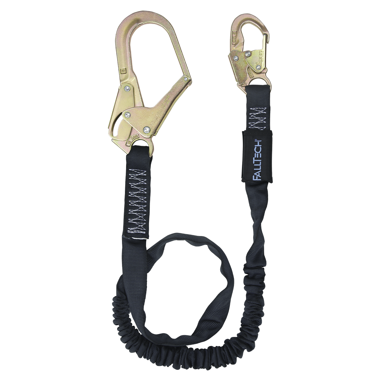6' Heavyweight® Energy Absorbing Lanyard, Single-leg with Steel Connectors