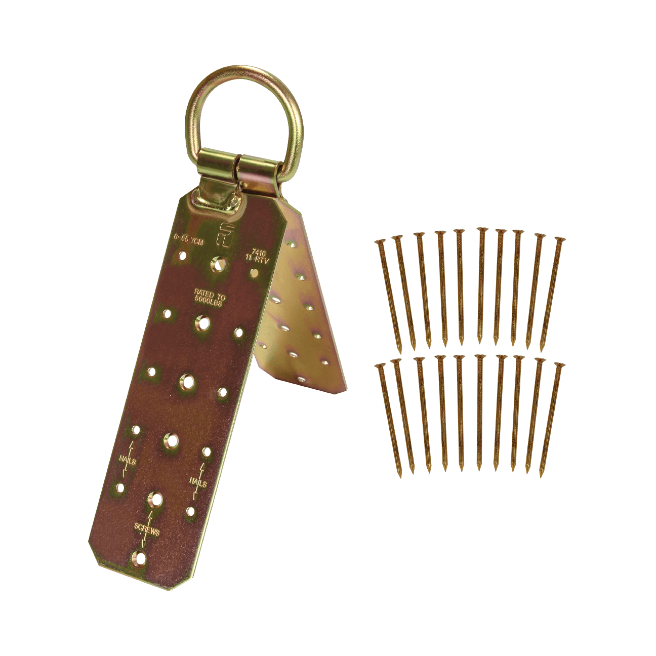 Hinged Reusable Wood Roof Anchor