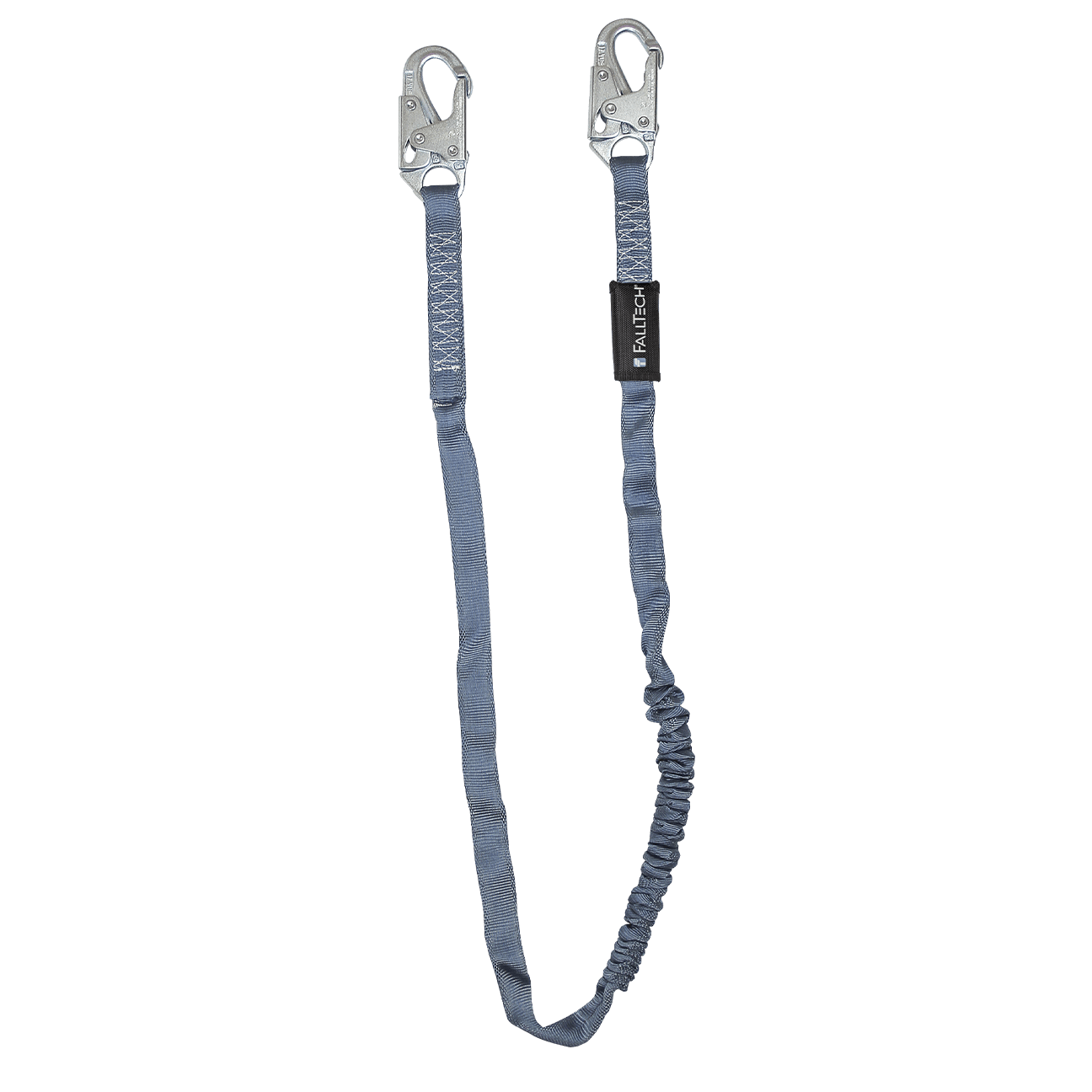6' Internal Energy Absorbing Lanyard, Single-leg with Steel Snap Hooks
